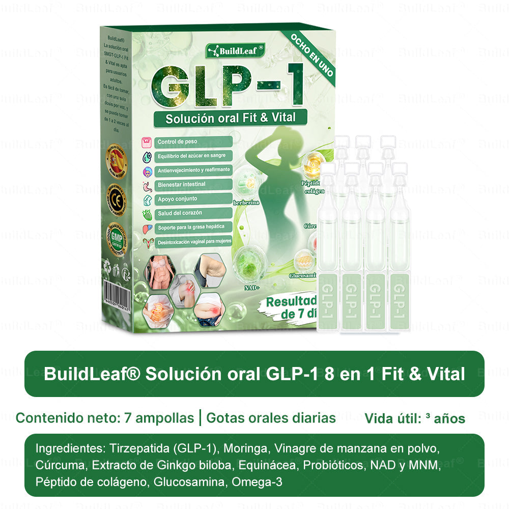 🍃𝖮𝖿𝖿𝗂𝖼𝗂𝖺𝗅 𝖲𝗍𝗈𝗋𝖾 |🍃 𝑩𝒖𝐢𝒍𝒅𝑳𝒆𝐚𝒇® GL𝐏-1 8 en1 𝙁𝙞𝙩 &amp; 𝙑𝙞𝙩𝙖𝙡 Solución Oral  (𝑱𝒖𝒔𝒕 𝒐𝒏𝒄𝒆 𝒂 𝒅𝒂𝒚, 𝒗𝒊𝒔𝒊𝒃𝒍𝒆 𝒄𝒉𝒂𝒏𝒈𝒆𝒔 𝒊𝒏 7 𝒅𝒂𝒚𝒔) ✅ 𝑭𝒐𝒓 𝒐𝒃𝒆𝒔𝒊𝒕𝒚, 𝒄𝒂𝒓𝒅𝒊𝒐𝒗𝒂𝒔𝒄𝒖𝒍𝒂𝒓 𝒉𝒆𝒂𝒍𝒕𝒉, 𝒅𝒊𝒂𝒃𝒆𝒕𝒆𝒔, 𝒔𝒍𝒆𝒆𝒑 𝒂𝒑𝒏𝒆𝒂, 𝒈𝒖𝒕 𝒉𝒆𝒂𝒍𝒕𝒉, 𝒋𝒐𝒊𝒏𝒕 𝒊𝒔𝒔𝒖𝒆𝒔, 𝒂𝒏𝒅 𝒎𝒐𝒓𝒆