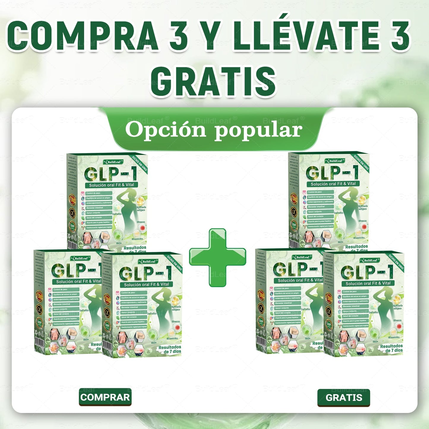 🍃𝖮𝖿𝖿𝗂𝖼𝗂𝖺𝗅 𝖲𝗍𝗈𝗋𝖾 |🍃 𝑩𝒖𝐢𝒍𝒅𝑳𝒆𝐚𝒇® GL𝐏-1 8 en1 𝙁𝙞𝙩 &amp; 𝙑𝙞𝙩𝙖𝙡 Solución Oral  (𝑱𝒖𝒔𝒕 𝒐𝒏𝒄𝒆 𝒂 𝒅𝒂𝒚, 𝒗𝒊𝒔𝒊𝒃𝒍𝒆 𝒄𝒉𝒂𝒏𝒈𝒆𝒔 𝒊𝒏 7 𝒅𝒂𝒚𝒔) ✅ 𝑭𝒐𝒓 𝒐𝒃𝒆𝒔𝒊𝒕𝒚, 𝒄𝒂𝒓𝒅𝒊𝒐𝒗𝒂𝒔𝒄𝒖𝒍𝒂𝒓 𝒉𝒆𝒂𝒍𝒕𝒉, 𝒅𝒊𝒂𝒃𝒆𝒕𝒆𝒔, 𝒔𝒍𝒆𝒆𝒑 𝒂𝒑𝒏𝒆𝒂, 𝒈𝒖𝒕 𝒉𝒆𝒂𝒍𝒕𝒉, 𝒋𝒐𝒊𝒏𝒕 𝒊𝒔𝒔𝒖𝒆𝒔, 𝒂𝒏𝒅 𝒎𝒐𝒓𝒆